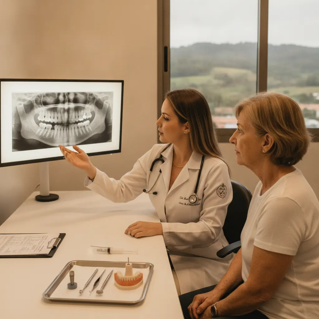 Implante dentário em pessoas com osteoporose em Farroupilha